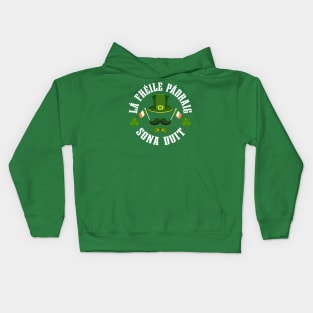 Lá Fhéile Pádraig Sona Duit Léine T-ST Patrick's Day Tees Kids Hoodie